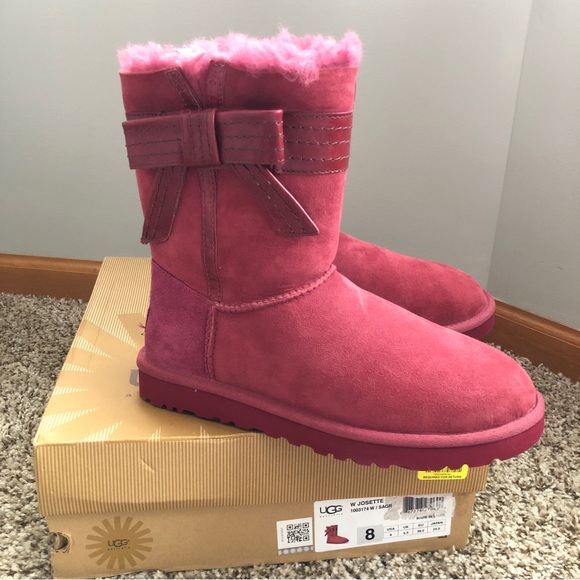 Uosette Sangria LE Ugg Australia Short Boots - Picture 4 of 8
